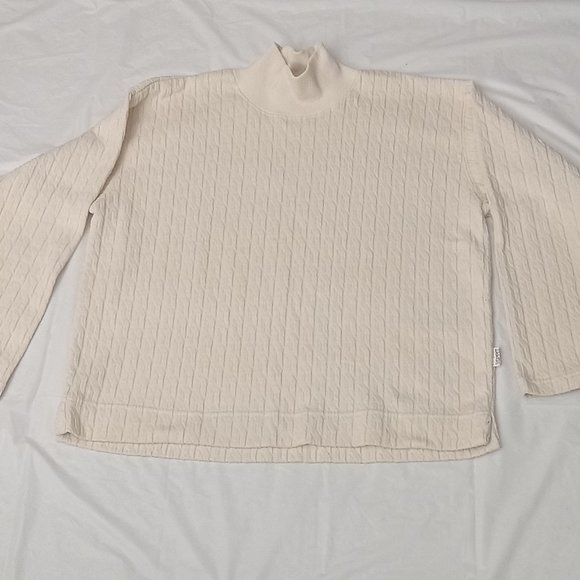 Esprit Sport - beige color designed pattern top 35 % cotton size S - Picture 2 of 6